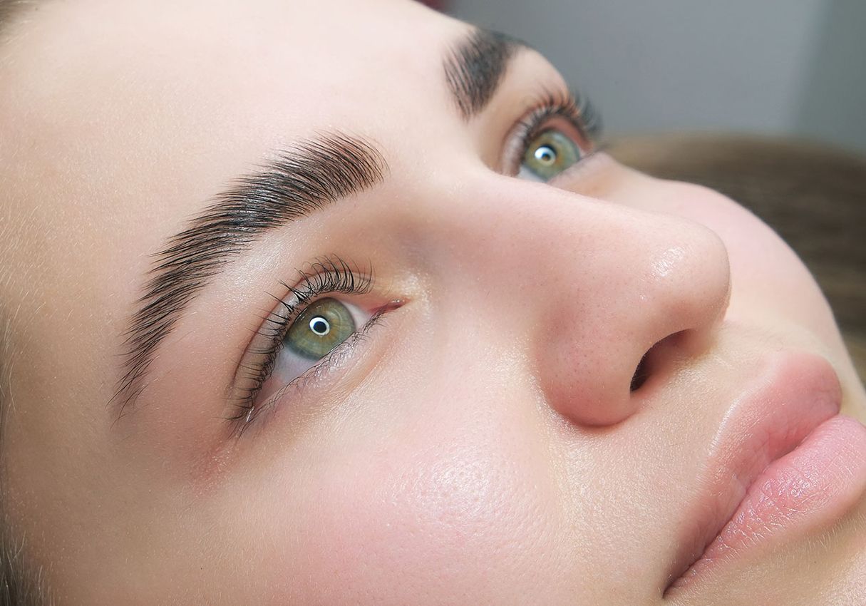 Augenbrauen - Nahaufnahme