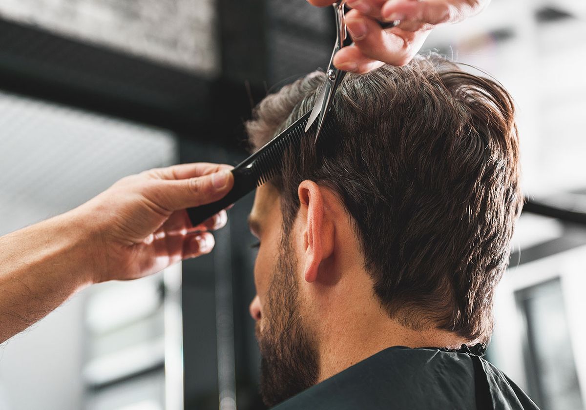 Männerhaarschnitt